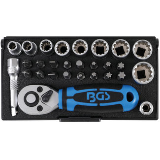BGS technic Dopsleutelset 1/4" 28 delig
