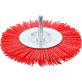 BGS technic Borstelschijf nylon 100 mm 6 mm spanas