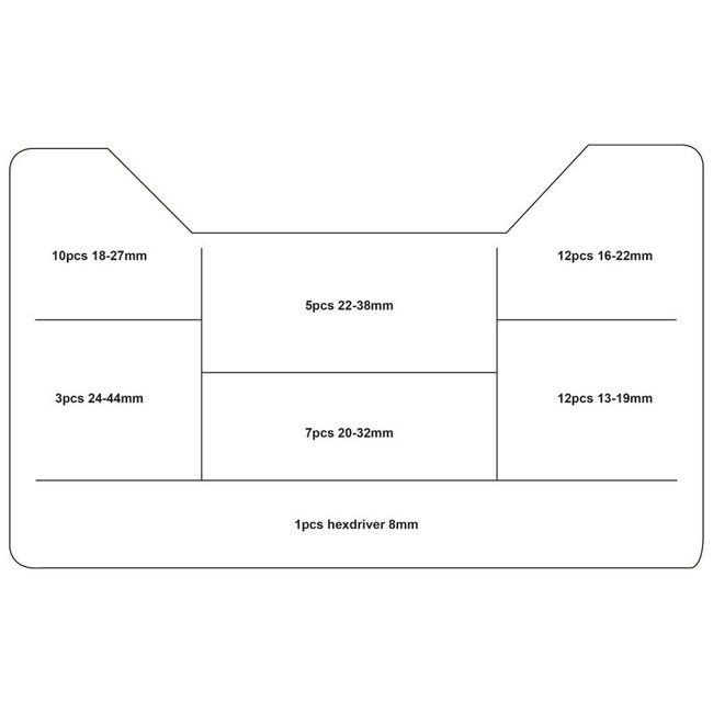 Topgear Slangklemmen assortiment 50 delig