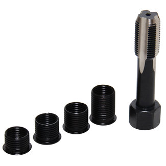 BGS technic Reparatieset voor vonk bougie schroefdraad M12 x 1,25 mm, 5 delig