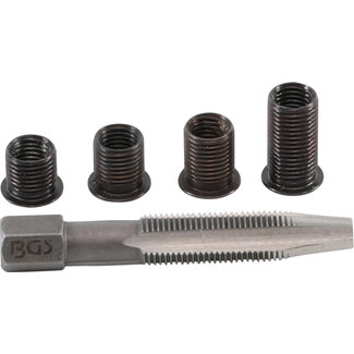 BGS technic Reparatieset voor vonk bougie schroefdraad M8 x 1,0 mm, 5 delig