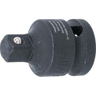 BGS technic Kracht dopsleuteladapter 1/2" - buitenvierkant 3/8"