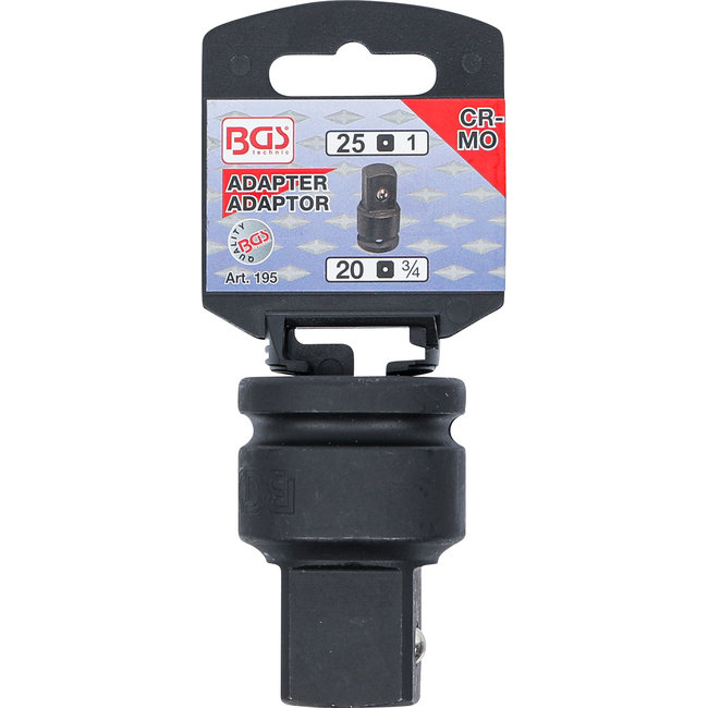 BGS Kracht dopsleuteladapter 3/4" - buitenvierkant 1"