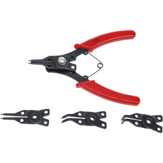 BGS Do it yourself Borgringtang met verwisselbare stiften 160 mm 5 delig