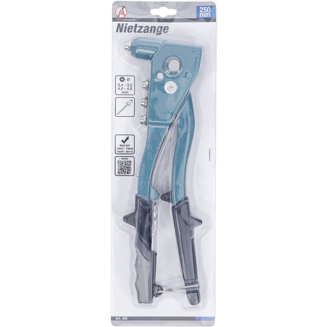 BGS Popnageltang 2,4 - 4,8 mm, 250 mm