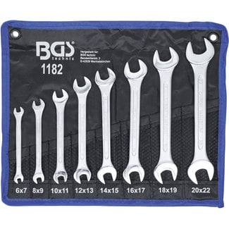 BGS technic Steeksleutelset 6x7 - 20x22 mm 8 delig