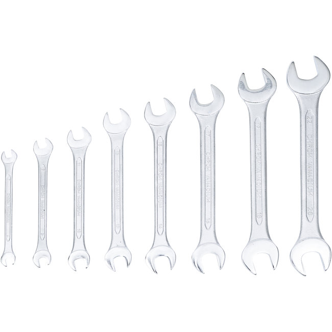 BGS Steeksleutelset 6x7 - 20x22 mm 8 delig