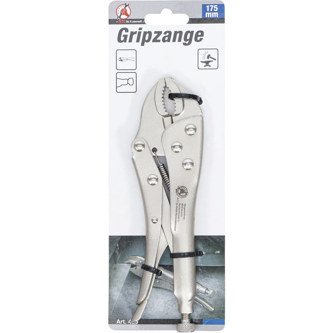 BGS Griptang 175 mm - gesmede kaken
