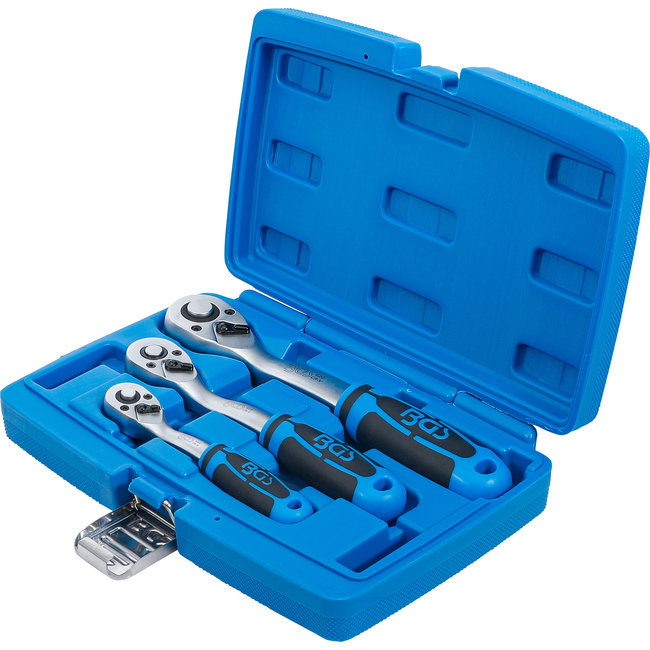 BGS Ratelsleutel-set fijnvertand 3 delig