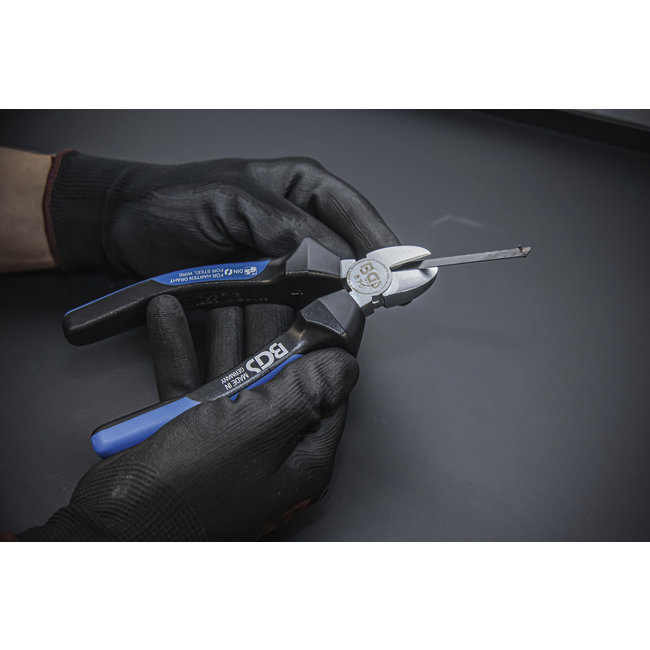 BGS Zijsnijtang voor harde draad 160 mm