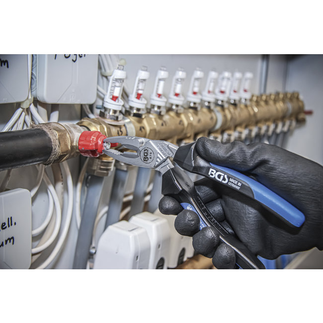 BGS Kracht-combinatietang met snijrand, EvoPlus, 190 mm