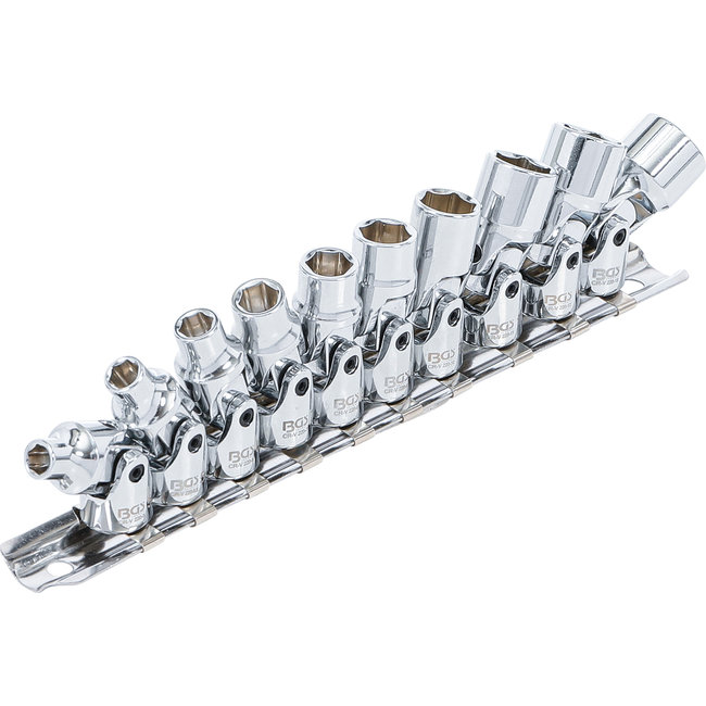BGS Cardan doppenset 1/4" 5 - 13 mm, 10 delig