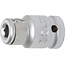 BGS Bitadapter met blokkeerkogel binnenvierkant 1/2" - binnenzeskant 5/16"