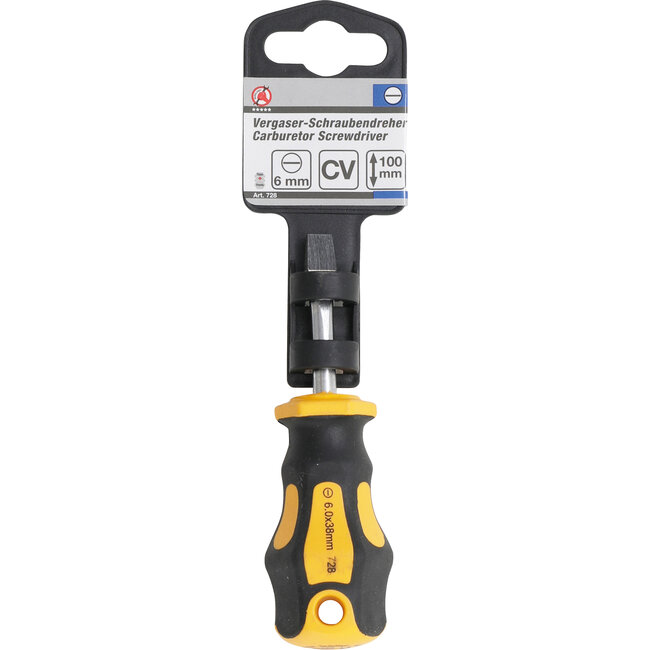 BGS Carburateur schroevendraaier sleuf 6 x 38 mm