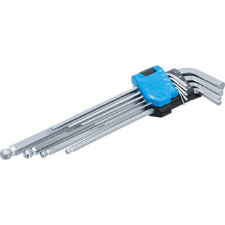 BGS technic Stiftsleutelset extra lang inbus met kogelkop 1,5 - 10 mm 9 delig