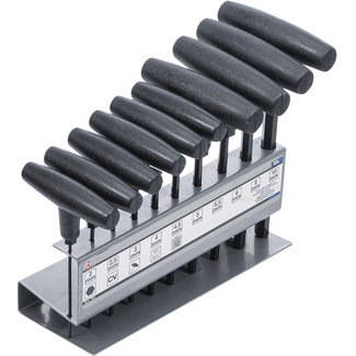 BGS Do it yourself Schroevendraaierset met T-greep 2 - 10 mm inbus 10 delig