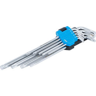 BGS technic Stiftsleutelset extra lang torx T10 - T50 9 delig