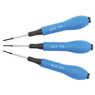 BGS Do it yourself Micro schroevendraaierset torx T4 - T6 3 delig