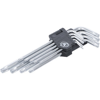 BGS Do it yourself Stiftsleutelset lang torx T10 - T50 9 delig