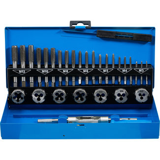 BGS technic Draadsnijtapset - M3 t/m M12 - 32 delig