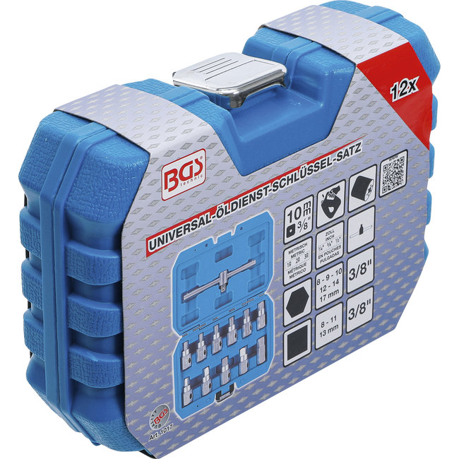 BGS Universele carterdopsleutelset 12 delig