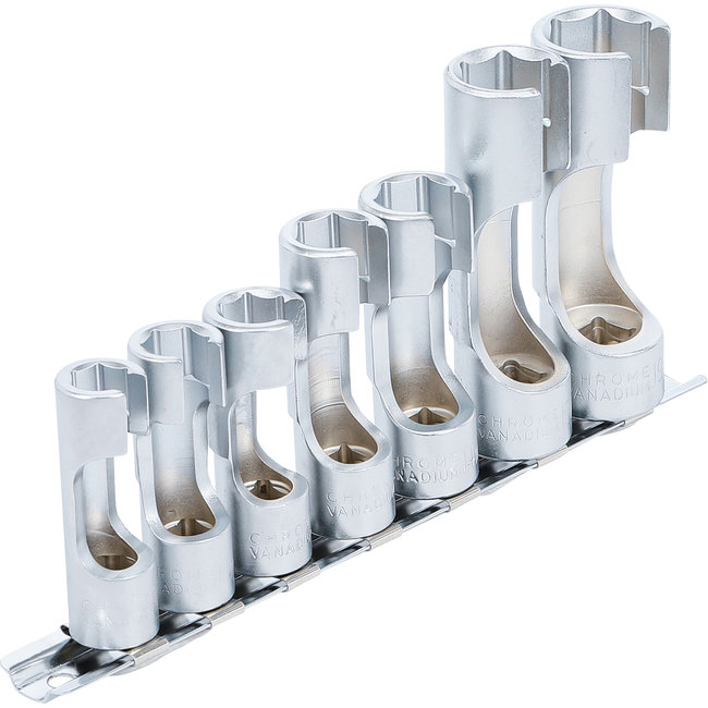 BGS Speciale doppenset met sleuf 3/8" 10 - 19 mm 7 delig