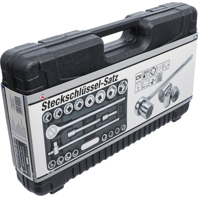 BGS Dopsleutelset 3/4" 19 - 50 mm, 20 delig