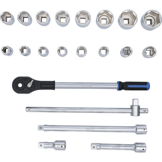 BGS Dopsleutelset 3/4" 21 delig