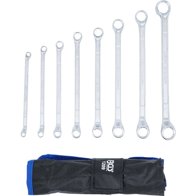 BGS Ringsleutelset verdiept 6 x 7 - 20 x 22 mm 8 delig