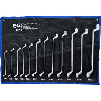 BGS technic Ringsleutelset verdiept 6 x 7 - 30 x 32 mm 12 delig