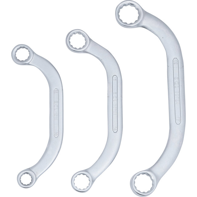 BGS Startersleutelset 10x13 - 17x19 mm 3 delig