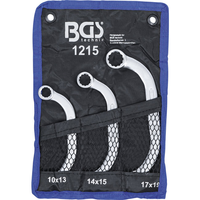 BGS Startersleutelset 10x13 - 17x19 mm 3 delig