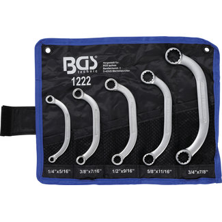 BGS technic Startersleutelset inches 1/4" - 7/8" 5 delig