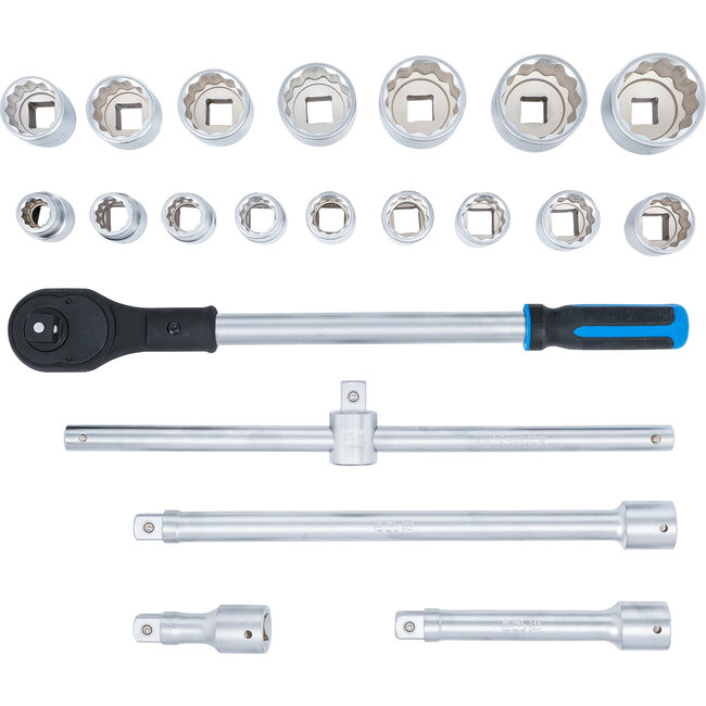 BGS Dopsleutelset twaalfkant 3/4" 21 delig