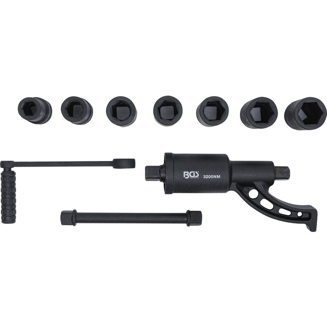 BGS Krachtvermeerderaarset 1" 10 delig