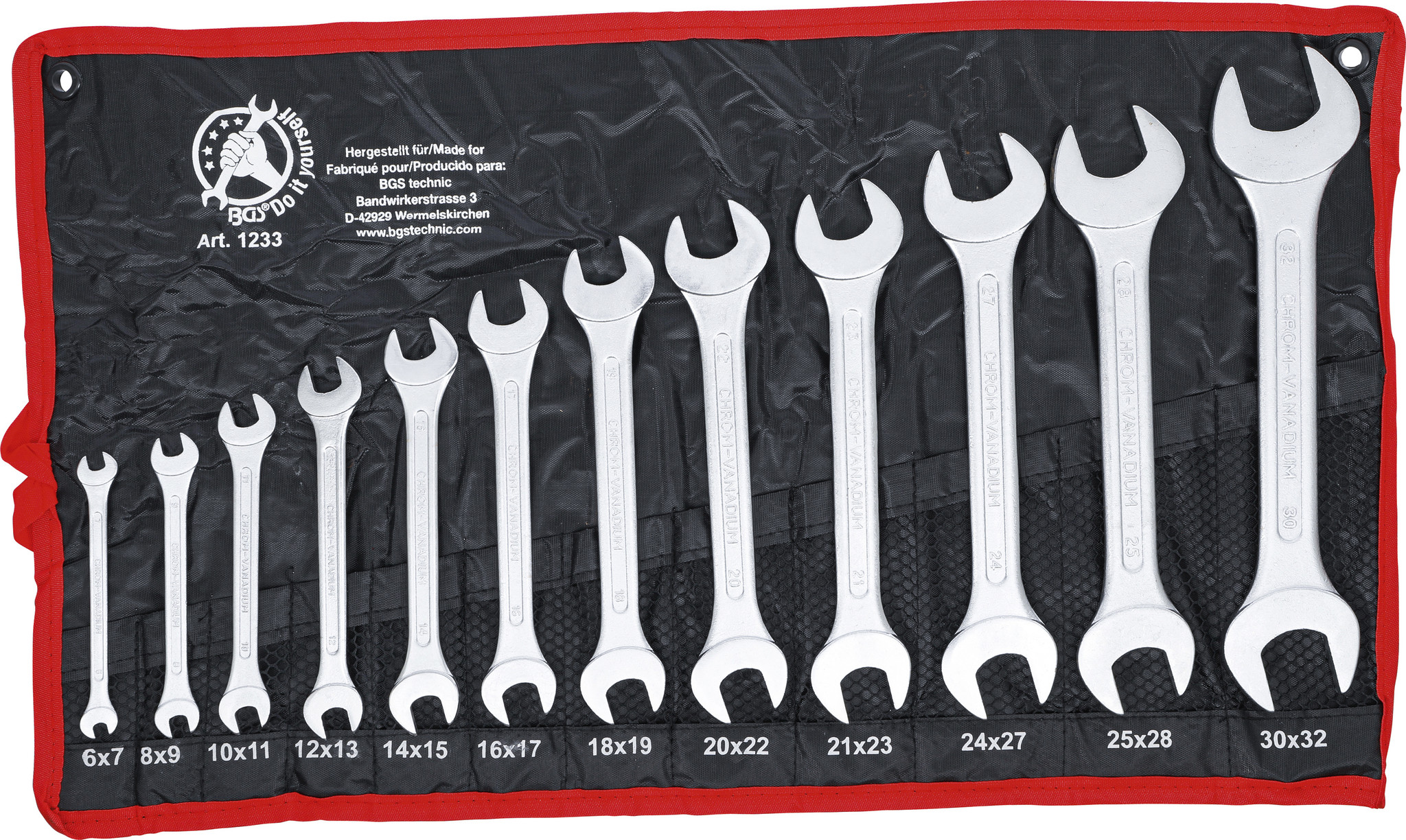 BGS 9290 | Spanner set | 6 - 32 mm | 25 pcs