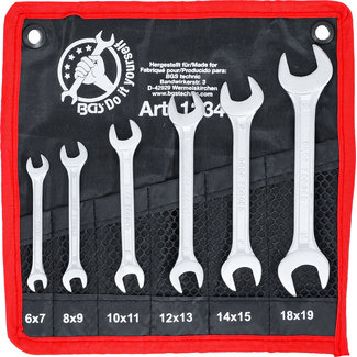 BGS Do it yourself Steeksleutelset 6 x 7 - 18 x 19 mm 6 delig