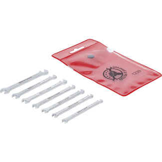 BGS Do it yourself Steeksleutelset mini-uitvoering 3 - 5,5 mm 7 delig
