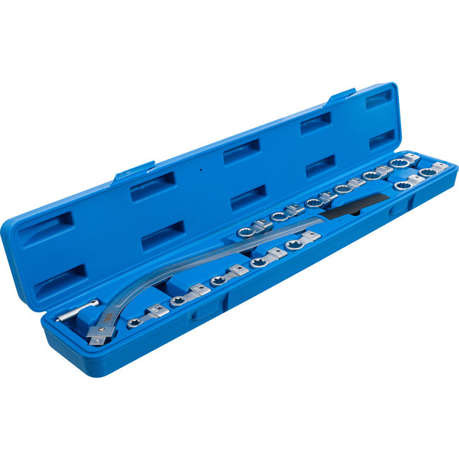 BGS Spanrolsleutelset twaalfkant 12 - 19 mm / E-profiel E10 - E18 15 delig