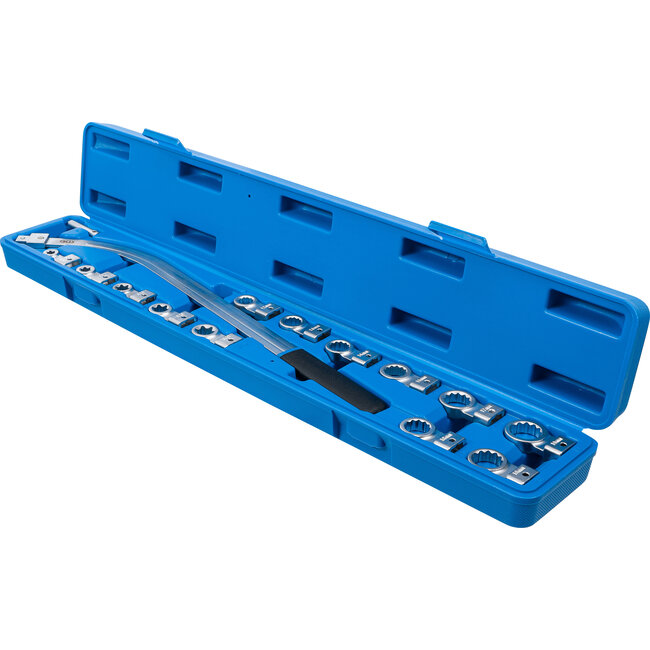 BGS Spanrolsleutelset twaalfkant 12 - 19 mm / E-profiel E10 - E18 15 delig