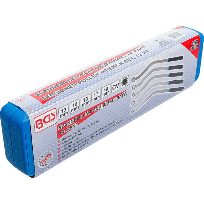 BGS Spanrolsleutelset twaalfkant, speciaal model 13 - 19 mm 5 delig