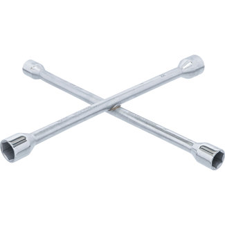 BGS technic Wiel-kruissleutel voor personenauto’s 17 x 19 x 21 x 12,5 mm (1/2")