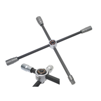 BGS technic Vrachtwagen kruissleutel vouwbaar vierkant 24 x 27 x 32 x 20 mm (3/4")