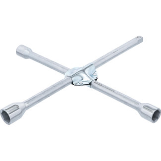 BGS technic Wiel-kruissleutel voor personenauto’s vierkant 17 x 19 x 21 x 12,5 mm (1/2")