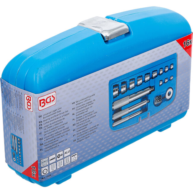 BGS Universele lager- en bustrekker-set 16 delig