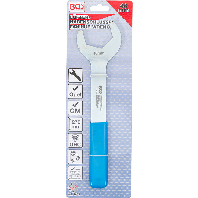 BGS Waterpompsleutel voor Opel, GM 46 mm
