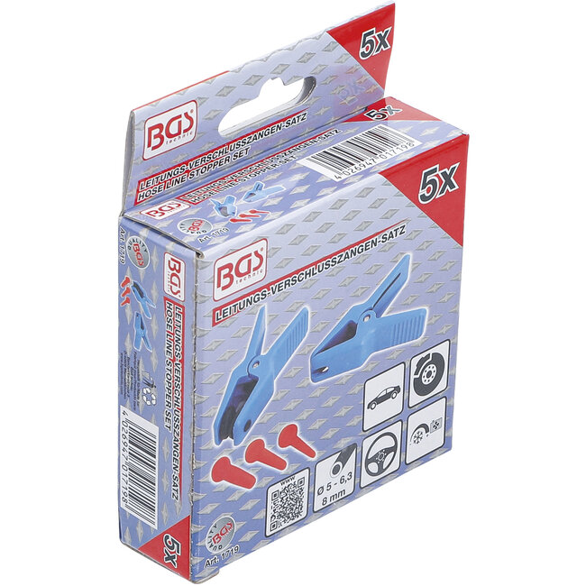 BGS Leidingafsluittangenset 5 delig