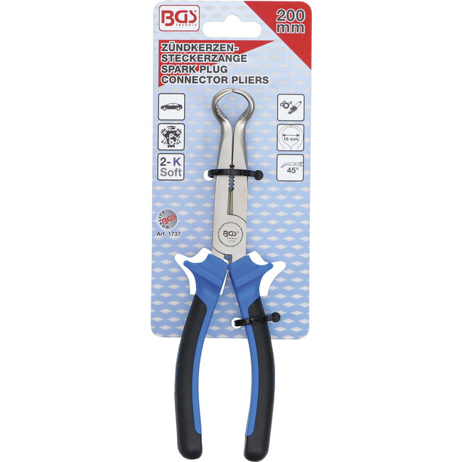 BGS Bougiestekker-ringpunttang tang Ø 16 mm 200 mm