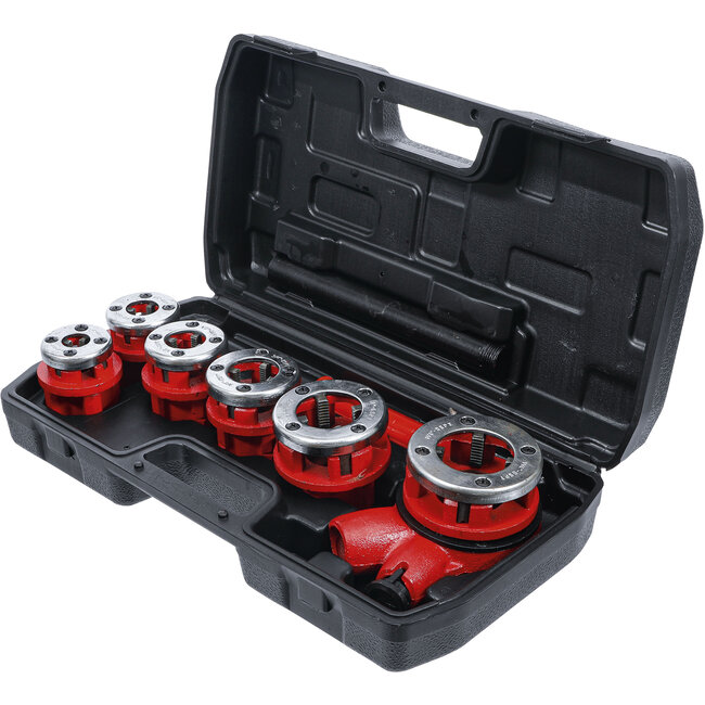 BGS Draadsnijkoppenset 1/4" - 1 1/4" 8 delig