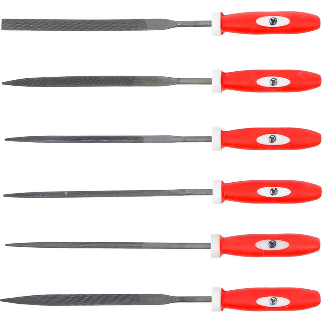 BGS Naaldvijlenset 140 mm 6 delig